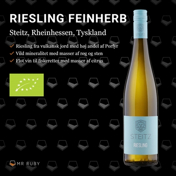 2022 Riesling Feinherb, Weingut Steitz, Rheinhessen, Tyskland